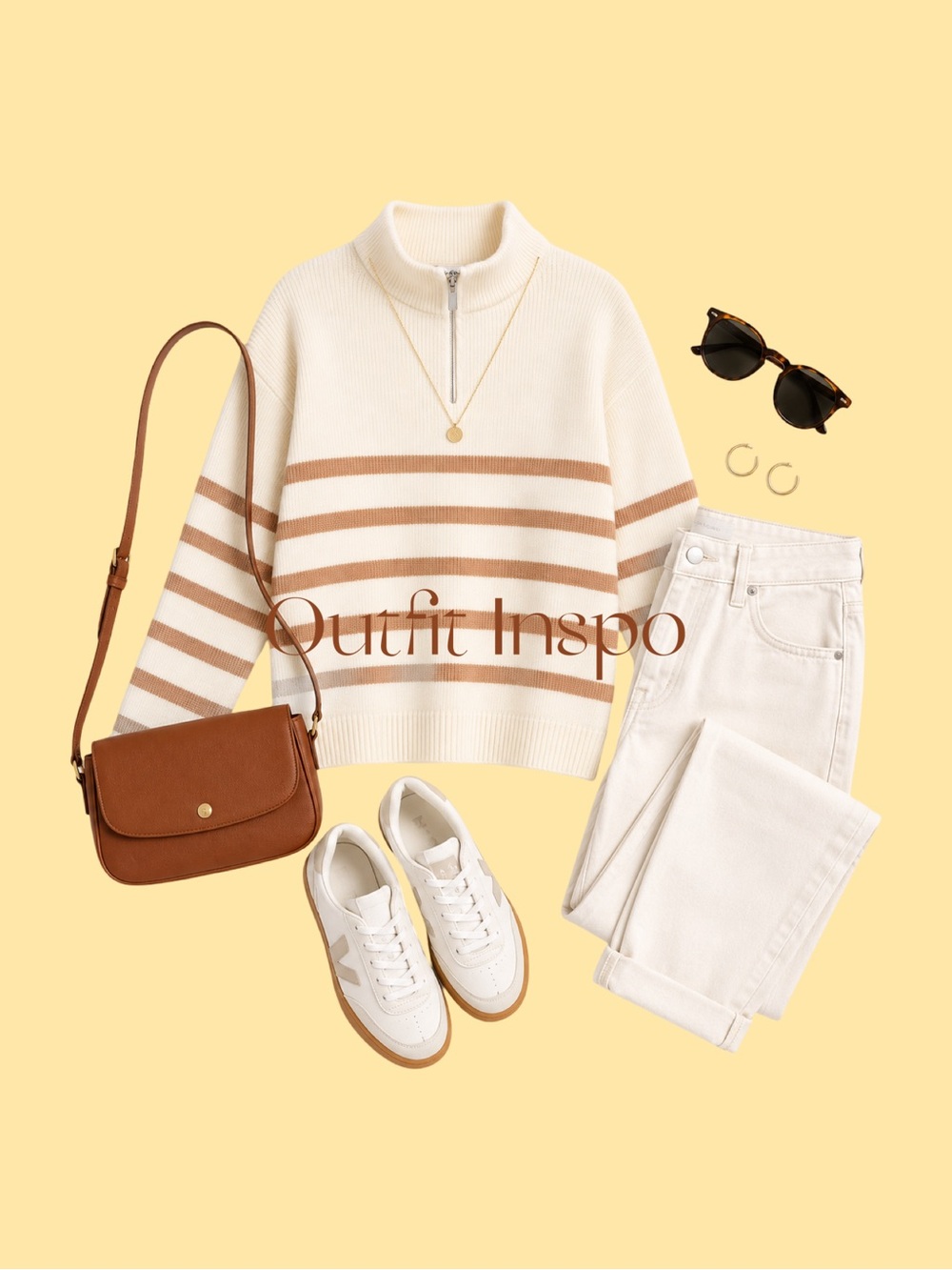 Mango Striped Sweater with Zipper - Picture 12 of 14